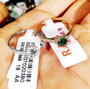 Cheap Women's Crystal Color Zirconium Gold Plated Modern Handmade Bulk Rings for Promotional Use - Product Image 4
