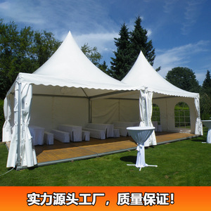 Pyramid <b>Tent</b> 3x3m Waterproof Oxford Cloth Aluminum Frame Outdoor Wedding Event <b>Canopy</b> - Product Image 3
