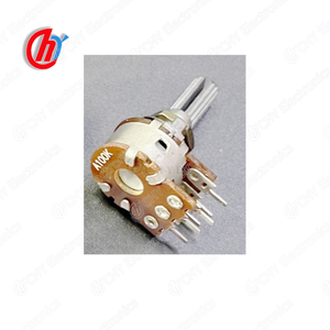 Potentiomètre double A100K de type 16, longueur d'axe 20MM - Product Image 1