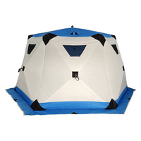 Tente de pêche à la carpe 3 personnes, imperméable, isolée, pour camping hivernal, type sauna, en promotion