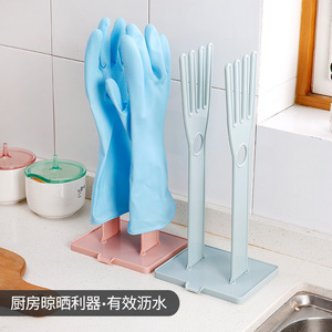 <b>Kitchen</b> Chores Gloves Draining Rack With Towel Holder Heat Resistant Foldable Multi Purpose For <b>Kitchen</b> Sink Storage - Product Image 5