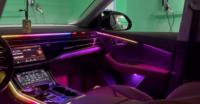 Symphony Dynamische Ambientebeleuchtung für Audi Q8 SQ8 RS Q8 2018-2024 Auto-Innenraum LED-Beleuchtung MMI-Steuerung Zubehör-Set
