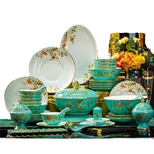 Assiettes et services de vaisselle en céramique de Jingdezhen, assiettes de table en porcelaine blanche, bols blancs de qualité supérieure Phnom Penh, vaisselle domestique pour l'inauguration de la maison - Product Image 5