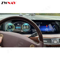 ZWNAV pour Mercedes Benz classe S W221 à W222 mise à niveau double écran Carplay lecteur DVD de voiture Android GPS Navigation autoradio