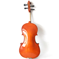 Wholesaler Price 4/4 Full Size Student Cheap Basswood Steel String Alloy Tailpiece Violin with Triangle Foam Case