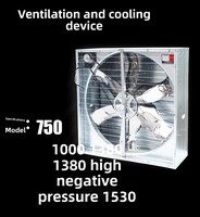 Ventilateur d'extraction électrique industriel JD grande puissance, hotte d'admission d'air haute vitesse, pales en acier inoxydable OEM/ODM, fixation murale