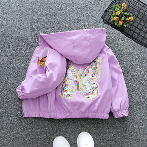 Abrigo para <span class=keywords><strong>Niñas</strong></span> de 1 a 10 Años, Otoño-Primavera 2026, Nuevo Modelo con Capucha, Chaqueta Informal para Bebés y <span class=keywords><strong>Niñas</strong></span> - Product Image 3