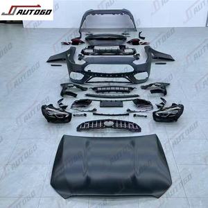Kit de carrosserie en matériau ABS PP de nouvelle conception pour Benz W205 2015 2016 2017 <span class=keywords><strong>2018</strong></span> 2019 2020 2021 Mise à niveau vers 2022 W206 E63S AMG Assembly Assy - Product Image 3