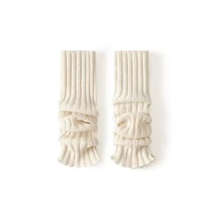Chaussettes longues d'hiver élégantes avec logo personnalisé, chaussettes en tricot à effet plissé, chaussettes longues pour femmes, chaussettes chaudes d'hiver - Product Image 4