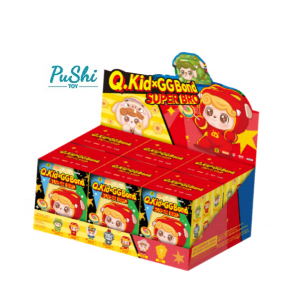 Wholesale Original Top Toy Jotoys Qkid Ggbond Super Bro Series Kawaii Surprise Toy Plush Keychain Blind Box