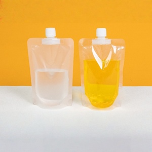 Bolsas de Embalaje de Bebidas con Boquilla, Impresas Personalizadas, Transparentes, de Grado Alimenticio, Reciclables, a Prueba de Manipulación, con Base, para Jugo y Cerveza - Product Image 2