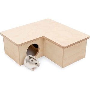 Maison en hamster rouge avec fenêtre, dormir à la maison avec des chevaux, bac à chiens Chinchilla et pliable - Product Image 1