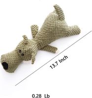 Jouet interactif pour animaux de compagnie, cheval qui couine, jouet en peluche pour chiens, pour les amoureux des animaux