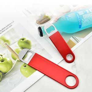 Sublimation personnalisée en acier inoxydable, lame de barre d'ouverture Ouvre-bouteille de bière plat vierge de marque noire personnalisée pour bar/ - Product Image 3