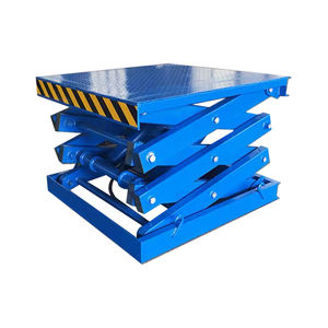 Platform Pengangkat Gunting Listrik Bersertifikasi <span class=keywords><strong>CE</strong></span>, Dapat Disesuaikan, Lift Kargo Hidrolik, Konstruksi Baja, Kapasitas 4 Orang - Product Image 6