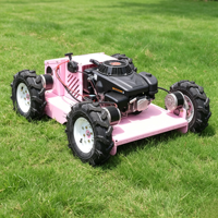 Tondeuse à gazon à roues de 550 mm, démarrage électrique, moteur à essence 4x4, autopropulsée, télécommande, certifiée CE EPA pour jardin et ferme