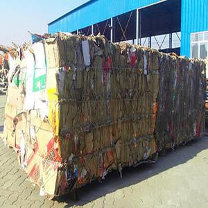 木材おがくずプレスCE証明書高品質最高価格スケール計量水平袋詰めベーラー - Product Image 5