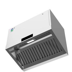 Campana extractora de cocina comercial sin ventilación, ligera, sin ventilación, fotocatalizador UV ESP HEPA + freidoras de carbón activado para pizza - Product Image 2