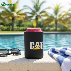Enfriador de latas de cerveza de espuma de neopreno de 3mm/5mm, delgado, térmico, con aislamiento especial OEM, personalizado con logo, para promoción, <span class=keywords><strong>Sparty</strong></span> - Product Image 1