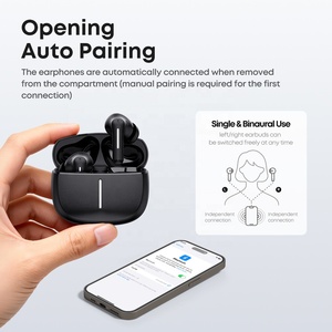 หูฟังบลูทูธไร้สายแบบสปอร์ต ANC TWS พร้อมพิมพ์โลโก้ตามสั่ง เสียงเบสหนักแน่น เหมาะสำหรับเล่นเกมส์ หูฟังแบบใส่ในหู พร้อมชิป JL - Product Image 6