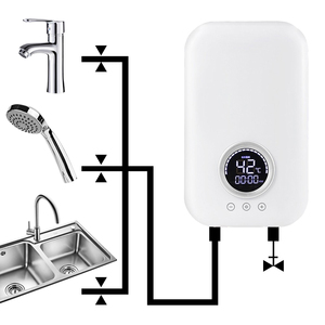 220V 240V 380V 390V 7KW 8KW 9KW 12KW,卸売価格マルチポイントバスルームタンクレスインスタント電気温水ヒーターシャワー用 - Product Image 2