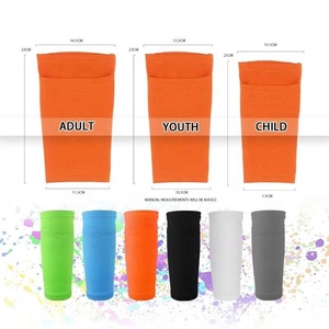 Protezioni per le gambe per adulti calcio piastra inserto deflettore <span class=keywords><strong>a</strong></span> compressione manicotto per polpaccio da calcio parastinchi da calcio per bambini - Product Image 3