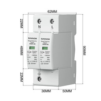 Système solaire SPD 20Ka 40Ka suppresseur de tension dispositif de système de foudre solaire parafoudre de puissance cc