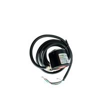 Encoder Rotary AB 2-Fase 1000ppr 38mm Shaft 6mm Tegangan 24V 3806-100BM-G5-24C Inkremental Diameter 38mm untuk Encoder