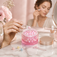 Crème hydratante réparatrice de barrière cutanée à l'acide hyaluronique en capsules, crème hydratante légère et éclatante avec PDRN, Niacinamide