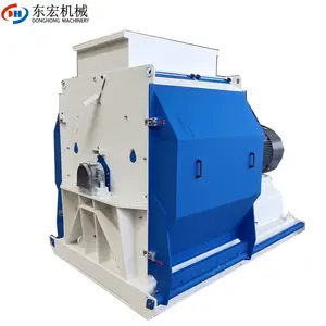 200kw High Output High Capacity Wood Sawdust Hammer Mill With Cyclone