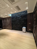 Panneau mural en pierre champignon 3D de style design industriel, revêtement extérieur en placage artificiel, pierre PU, fausse roche pour murs extérieurs