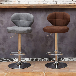 Ghế Quầy Bar Phong Cách Châu Âu Có Thang Máy, Ghế Xoay Thanh Máy Tính Tiền - Product Image 3