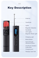 T15 Mini Anti-espion Portable PEN Design Petit Détecteur de Signal Appareils d'enregistrement Smart GPS GSM Détecteur de caméra sans fil