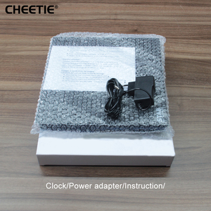 CP038 Đồng Hồ Treo Tường Ngày Lịch LED Trang Trí Nhà Đồng Hồ Hiển Thị Lịch Kỹ Thuật Số Màu Đỏ Có Ngày - Product Image 5