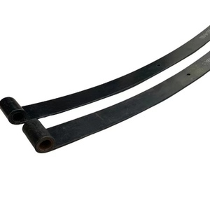 Tianjin qiangbang SUP9 60Si2Mn steel single leaf spring double eye for Japanese truck spare parts