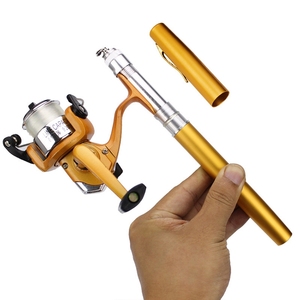 <strong>Wholesale</strong> 2 Colors Metal Handle Telescopic <strong>Pen</strong> Ice <strong>Fishing</strong> <strong>Rods</strong> with Spinning Reel Combo Set <strong>fishing</strong> <strong>rod</strong> - Product Image 3