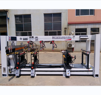Máquina perforadora múltiple de tres cabezales Máquina perforadora de línea de husillo múltiple Producto Perforación de carpintería de línea de tres filas