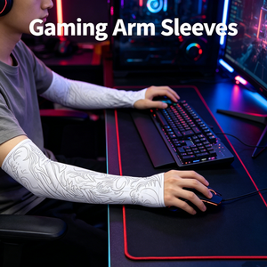 OEM <b>Compression</b> Esports Gamer Sleeve Customizable Gaming Arm Sleeves with Thumb Holes - Product Image 6