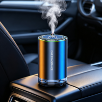 Diffuseur ultrasonique pour voiture ciel étoilé avec pulvérisation intelligente à la demande, démarrage automatique, capacité 50 ml en alliage d'aluminium
