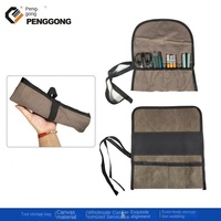 Sac de rangement en toile pliable multifonctionnel pour le rangement d'outils, couteau à découper, matériel