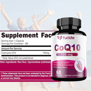 Cápsulas de Coenzima Q10 Ubiquinol de 200 mg, Suplemento OEM de Fábrica, Apoyo Energético, 60/90/120 Unidades - Product Image 4