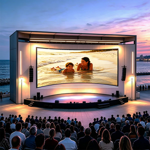 Schermi LED P2 P2.6 COB per Proiezioni Cinematografiche, Moduli per Cartelloni Digitali, Display Video, Schermi LED Curvi per Esterni per Proiezioni di Film - Product Image 1
