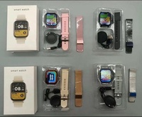 Montre connectée Y13 à double bracelet en acier, étanche IP65, tracker d'activité, appel vidéo, montre de sport Y13