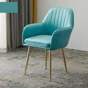 Meubles de cuisine maison scandinave de bonne qualité <span class=keywords><strong>chaises</strong></span> de restaurant en <span class=keywords><strong>velours</strong></span> en tissu rembourré - Product Image 2