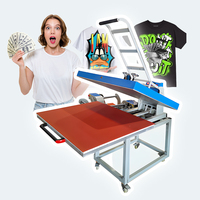 Bon prix 80x100cm Presse à chaud grand format Machine T-shirt Tissu Vêtements DTF Sublimation Vêtement Petite entreprise