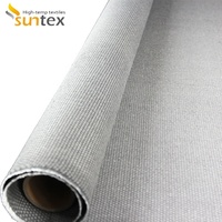 Tissu en fibre de verre enduit de silicone de calcium à haute température et à résistance à l'abrasion
