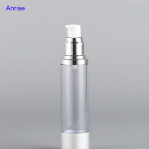 Chất Lượng Cao 15Ml 30Ml 50Ml Rõ Ràng Nhựa Không Có Không Khí Chai Kem Matte Nhôm Bạc Khuếch Tán Mỹ Phẩm Bơm Không Có Không Khí Chai - Product Image 5