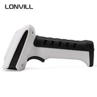 Escáner de Código de Barras Inalámbrico LONVILL de Largo Alcance (80m), 2.4G, 2D, con Batería de 2000mAh para Inventario de Almacén