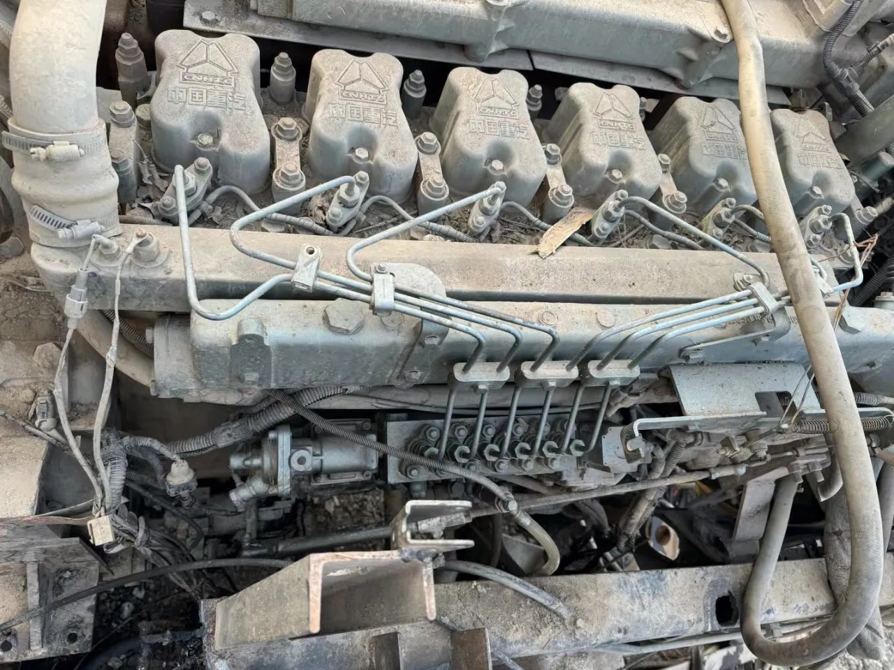 Used Sinotruk WD615.92E Euro Three Emission Diesel Engine a High Quality Construction Machinery Part