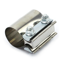 Collier de serrage haute performance pour échappement, connecteur de tuyau d'échappement 1,5-1,75 pouces, OEM personnalisé, collier de serrage pour système d'échappement 76,2 mm pour tube